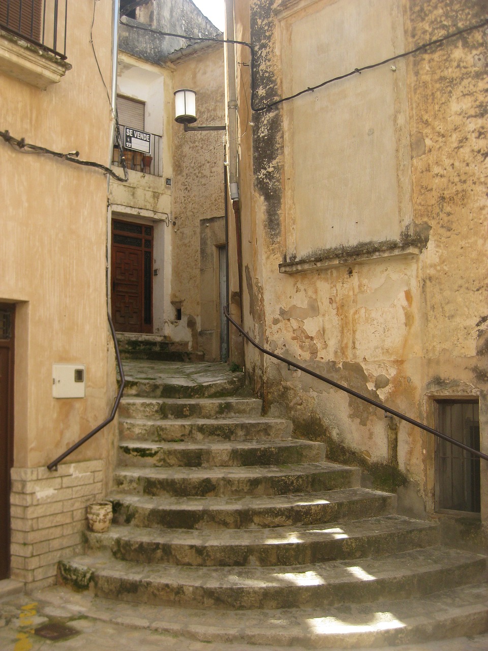 bocairente city stairs free photo