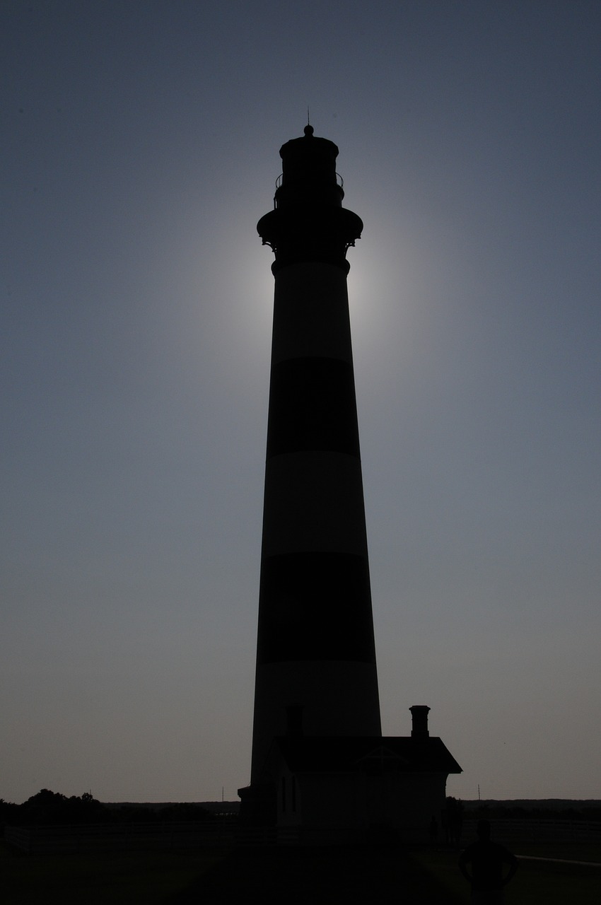 bodie lighthouse north carolina outer banks free photo