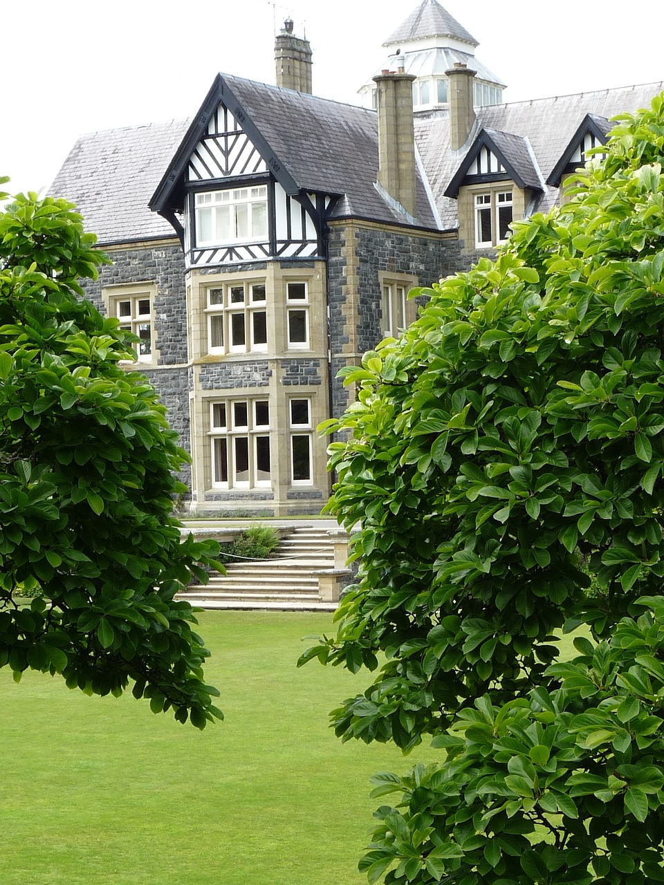 bodnant garden wales park free photo