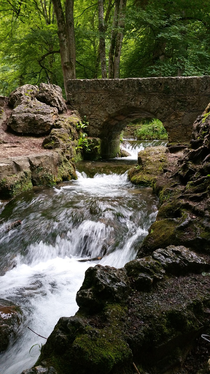 body of water waterfall nature free photo