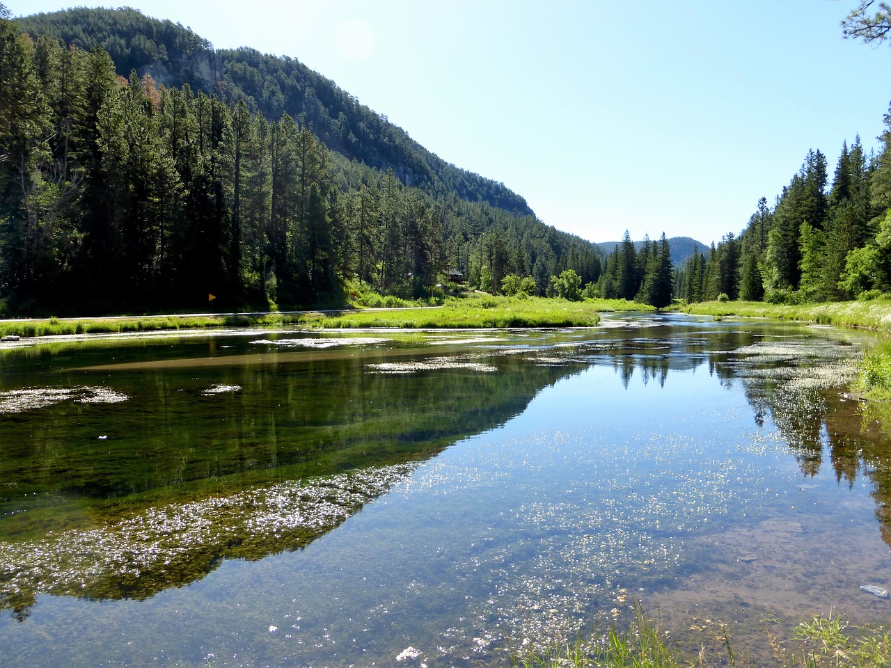 body of water lake nature free photo