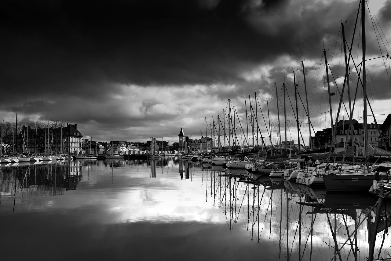 body of water reflection sea free photo