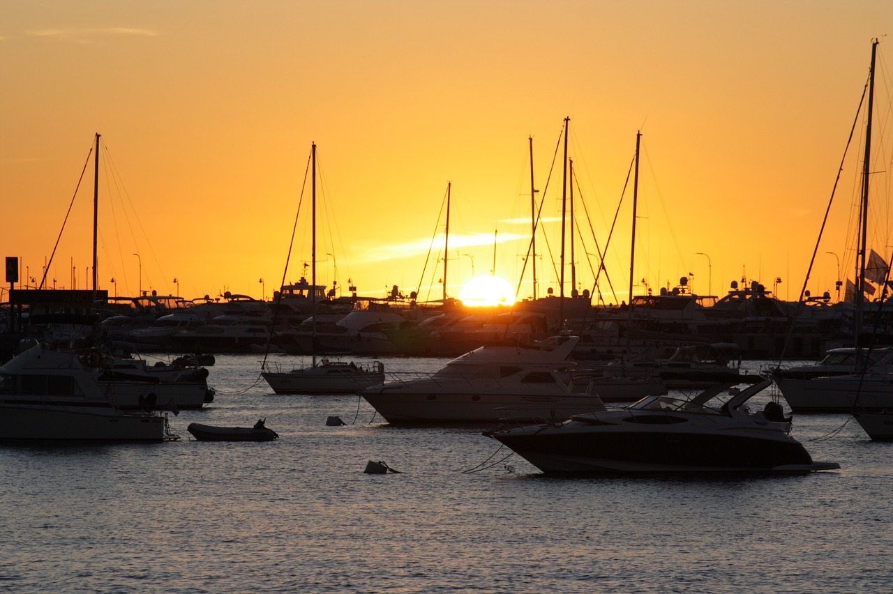 body of water  sea  sunset free photo