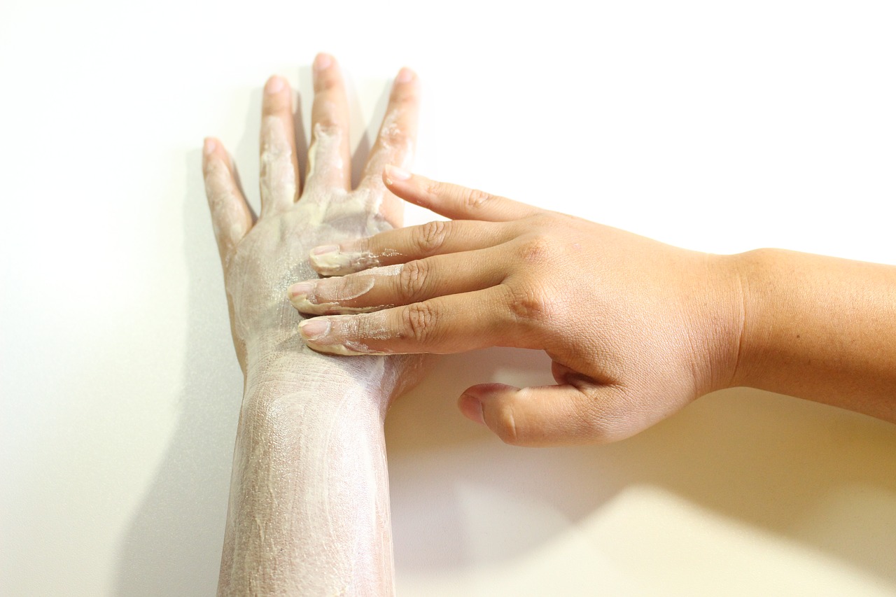 body scrub scrub hand scrub free photo
