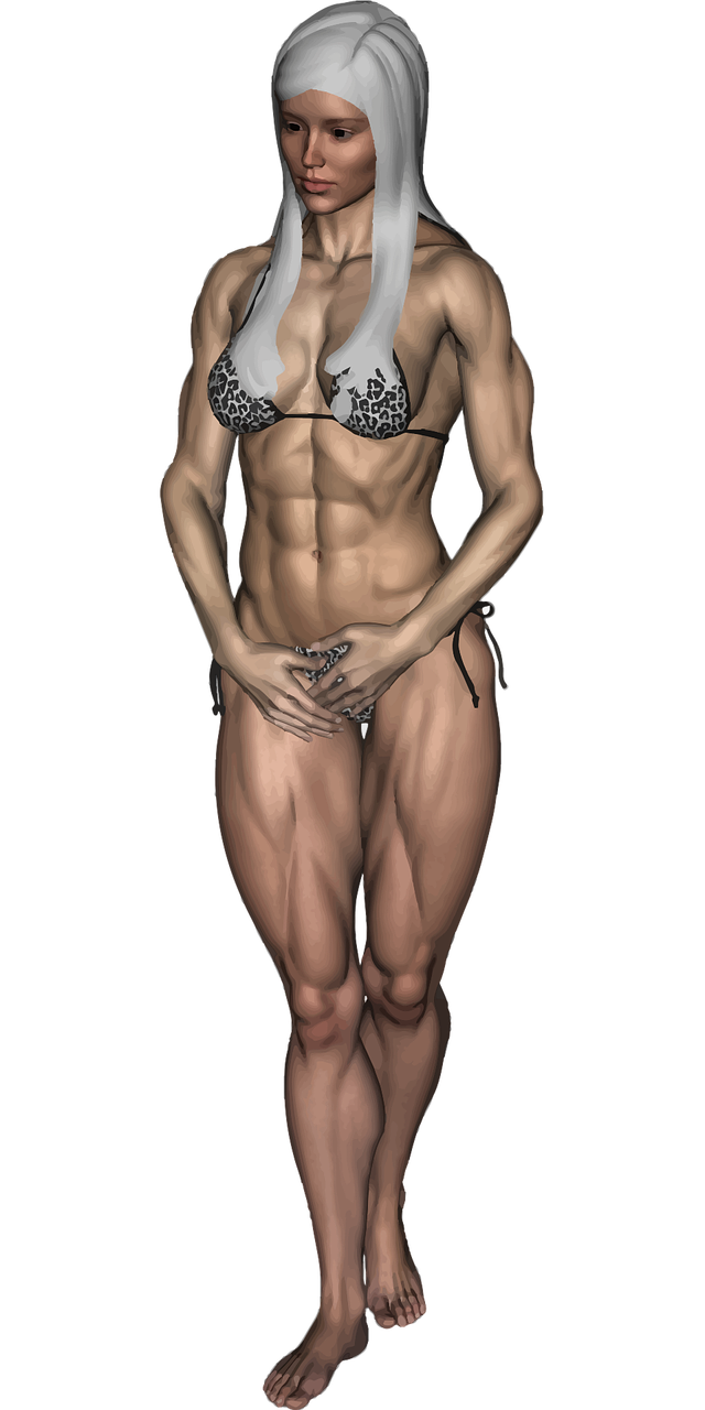 bodybuilder female fitness free photo