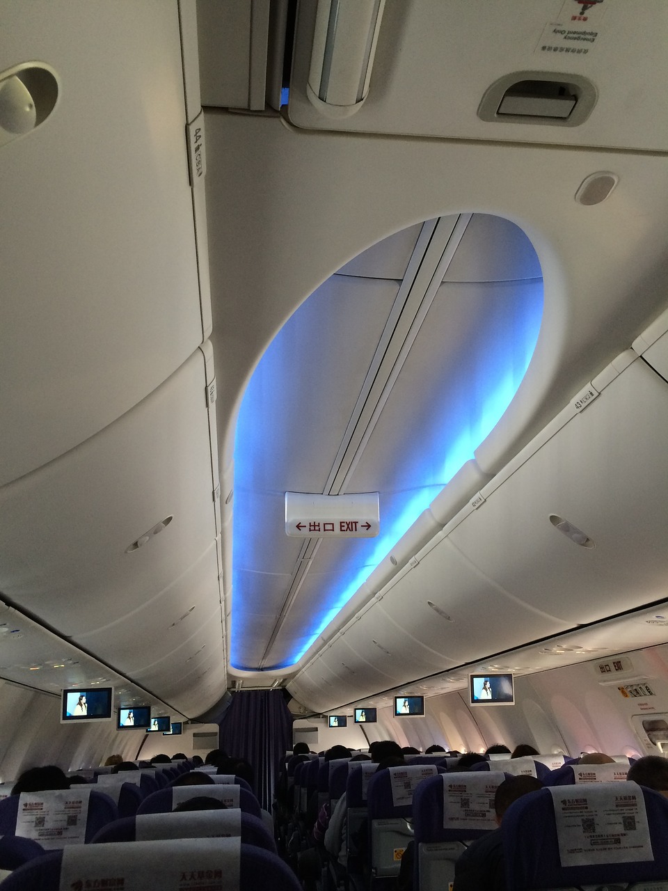 boeing 737 aircraft interior airline free photo