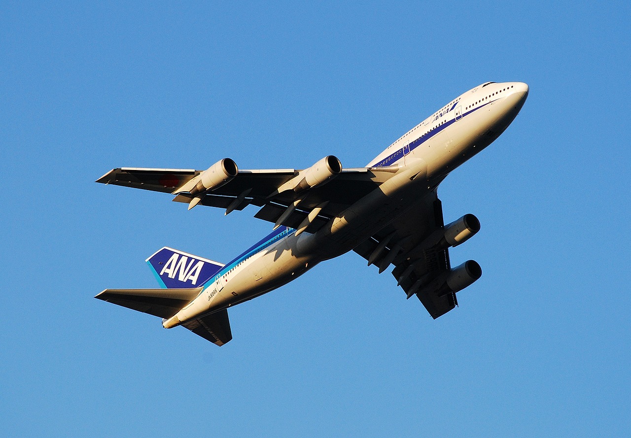 boeing 747 ana all nippon airways free photo