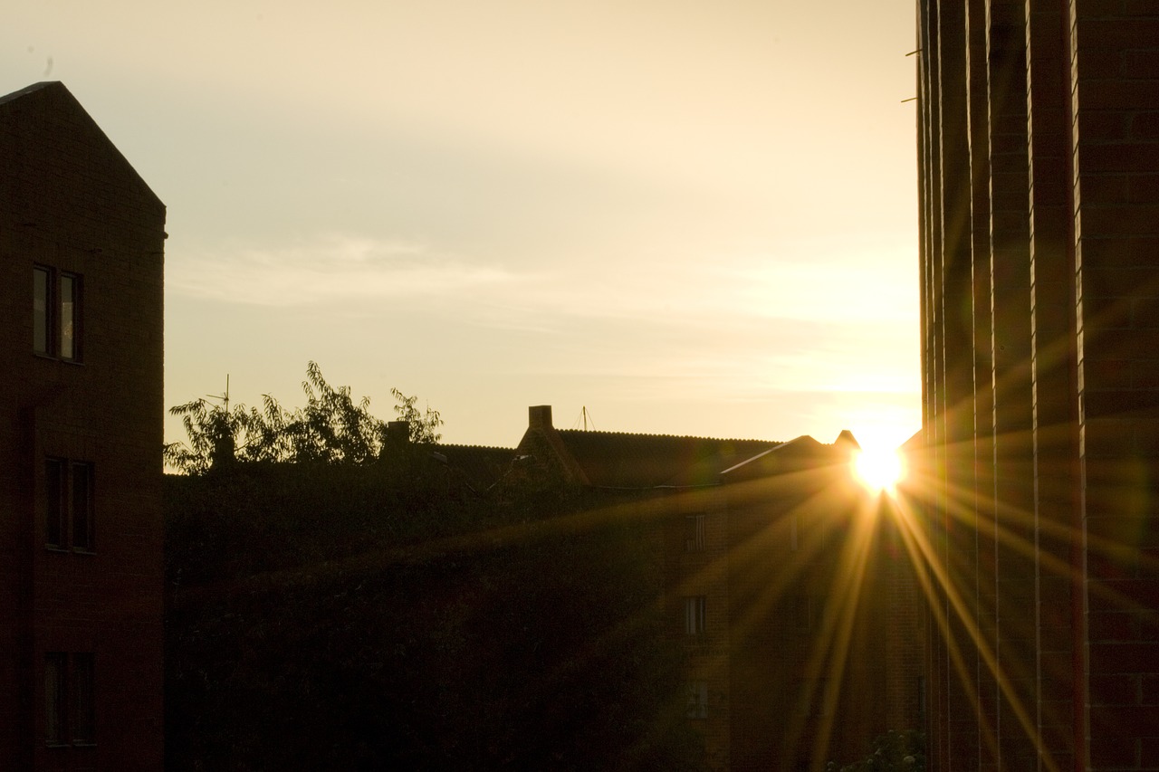 bogota sunset cityscape sunset free photo