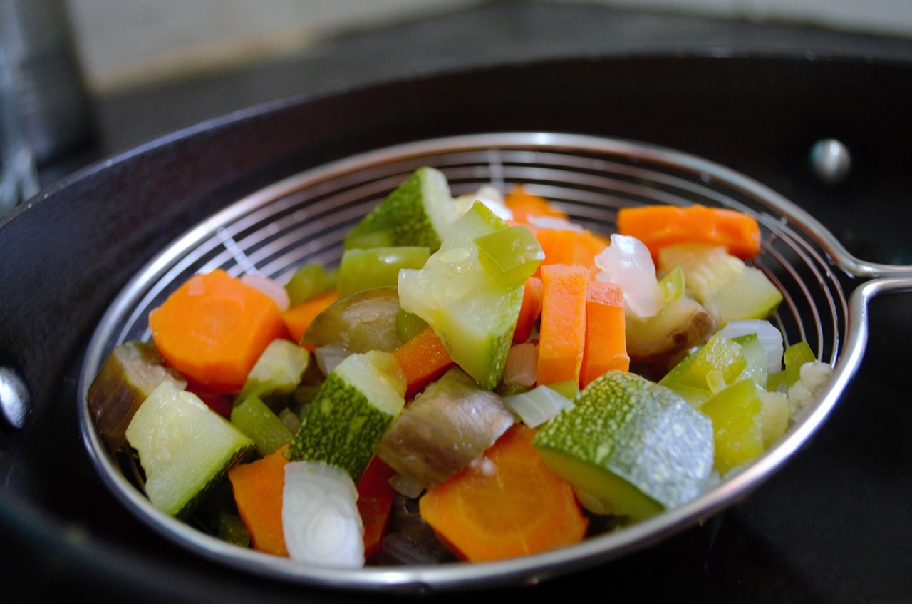 boiled vegetables blanch free photo
