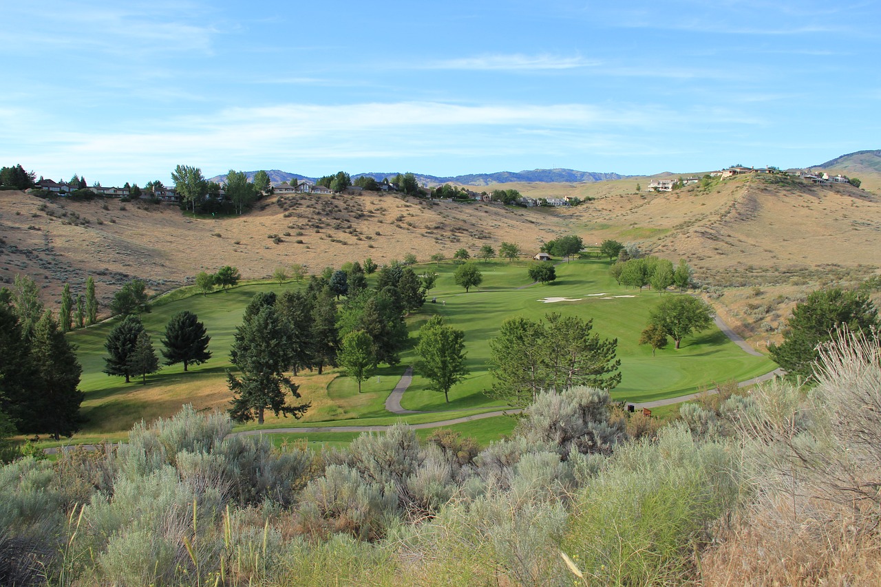 boise  golf course  foothills free photo