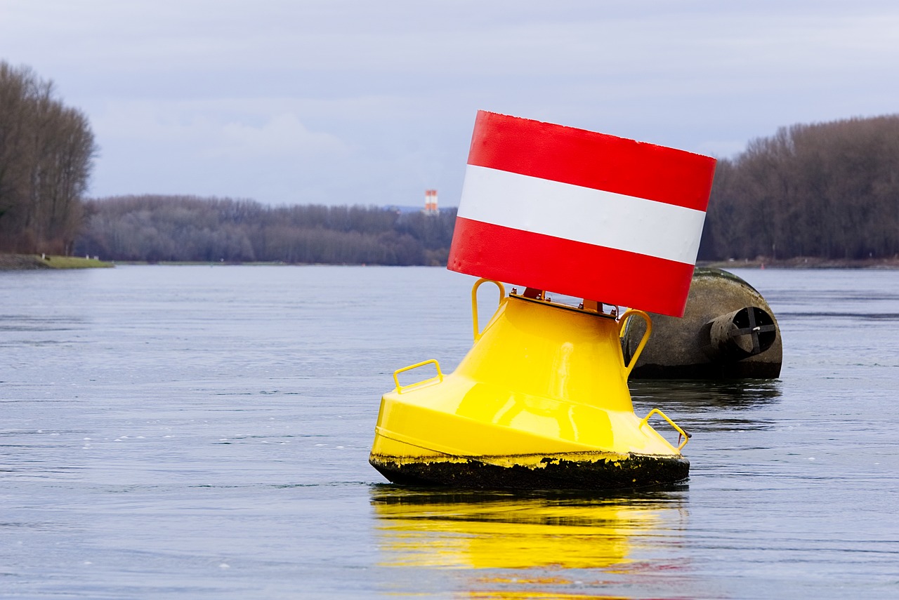 boje  shipping  rhine free photo