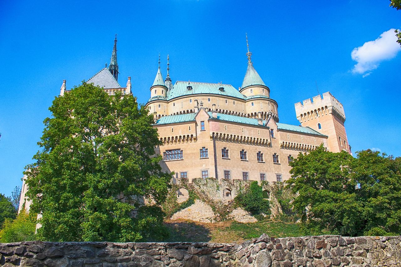 bojnice castle  slovakia  lock free photo