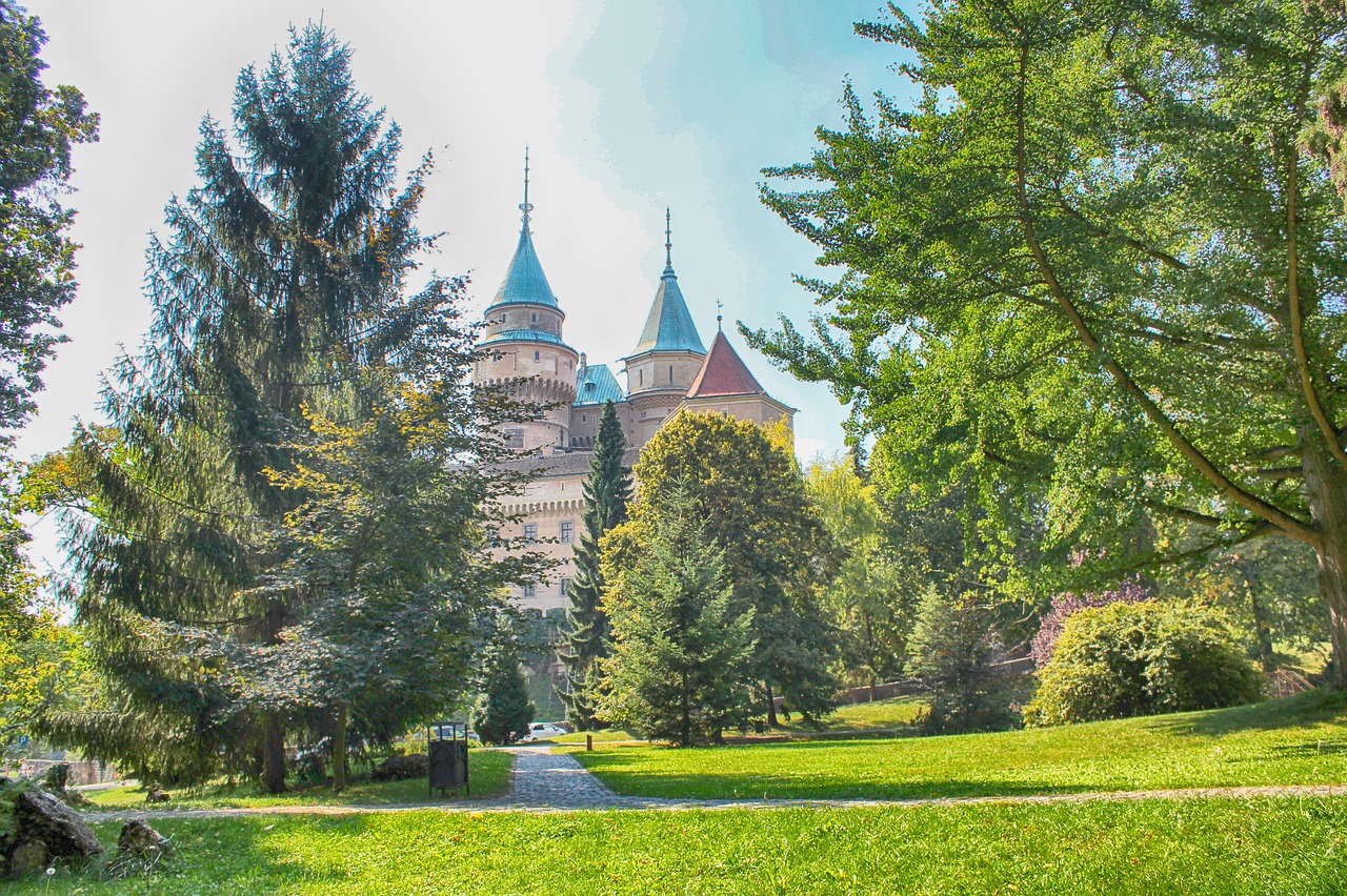 bojnice castle  slovakia  lock free photo