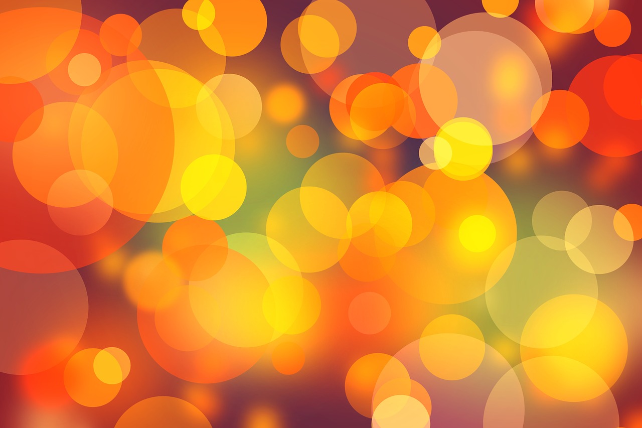 bokeh background orange free photo