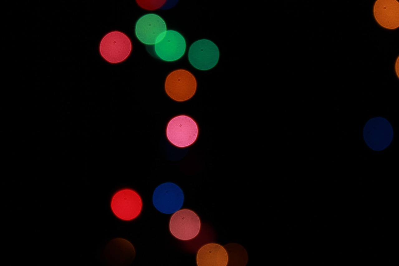 bokeh blur lights free photo