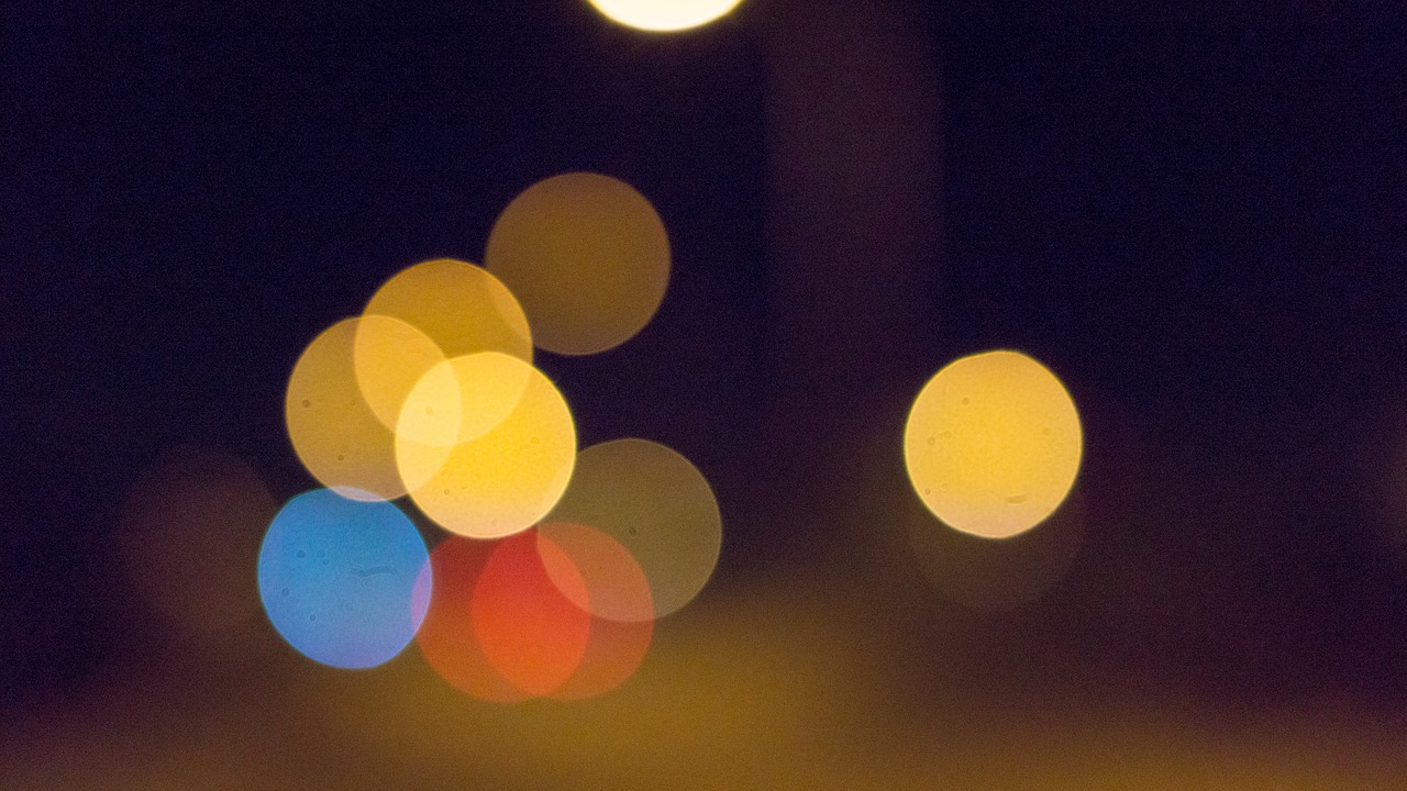 bokeh blur yellow free photo