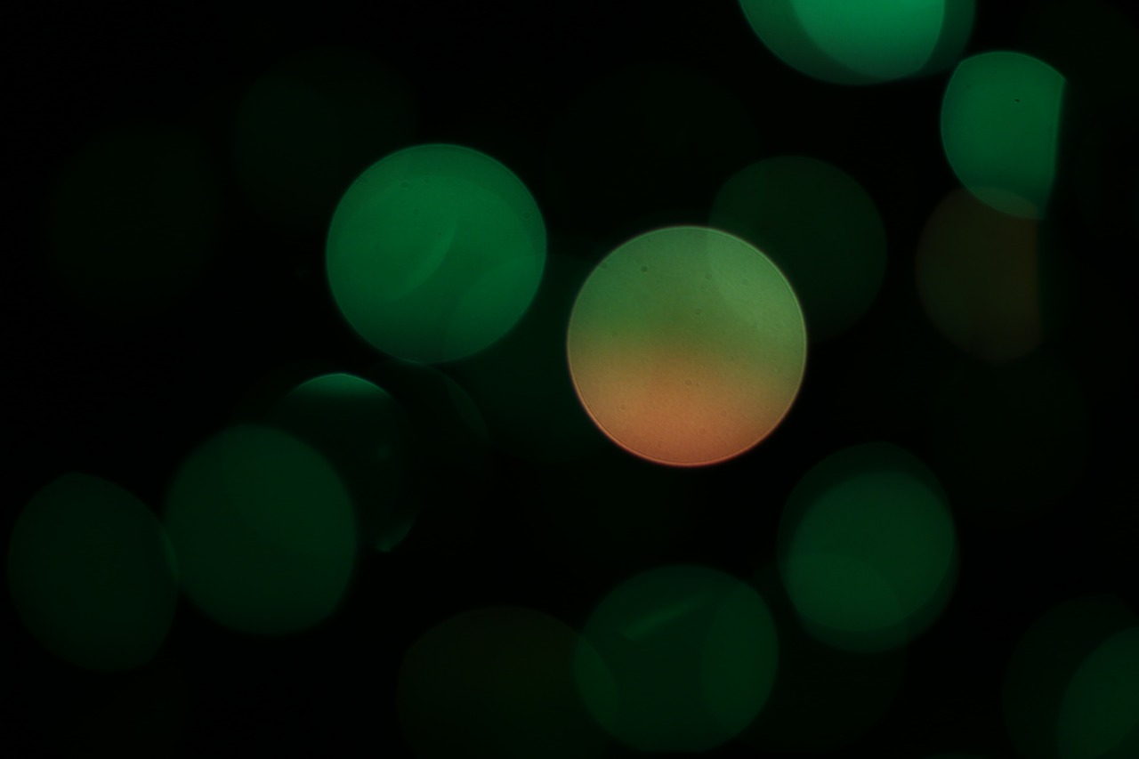 bokeh light background free photo