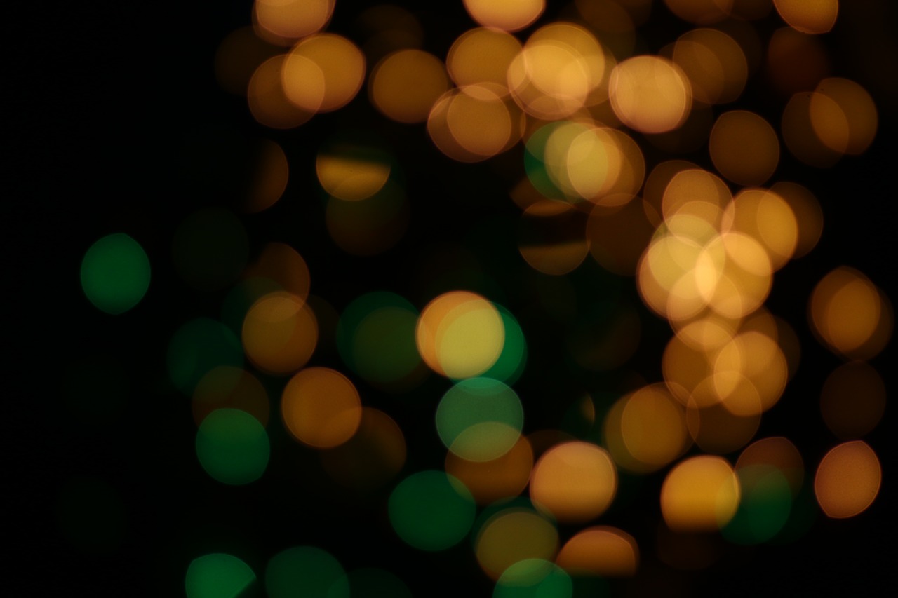 bokeh light background free photo