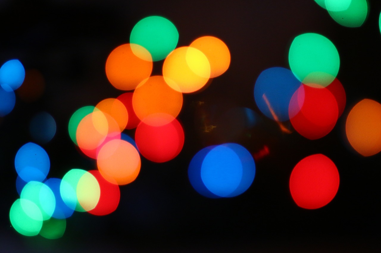 bokeh background colorful free photo