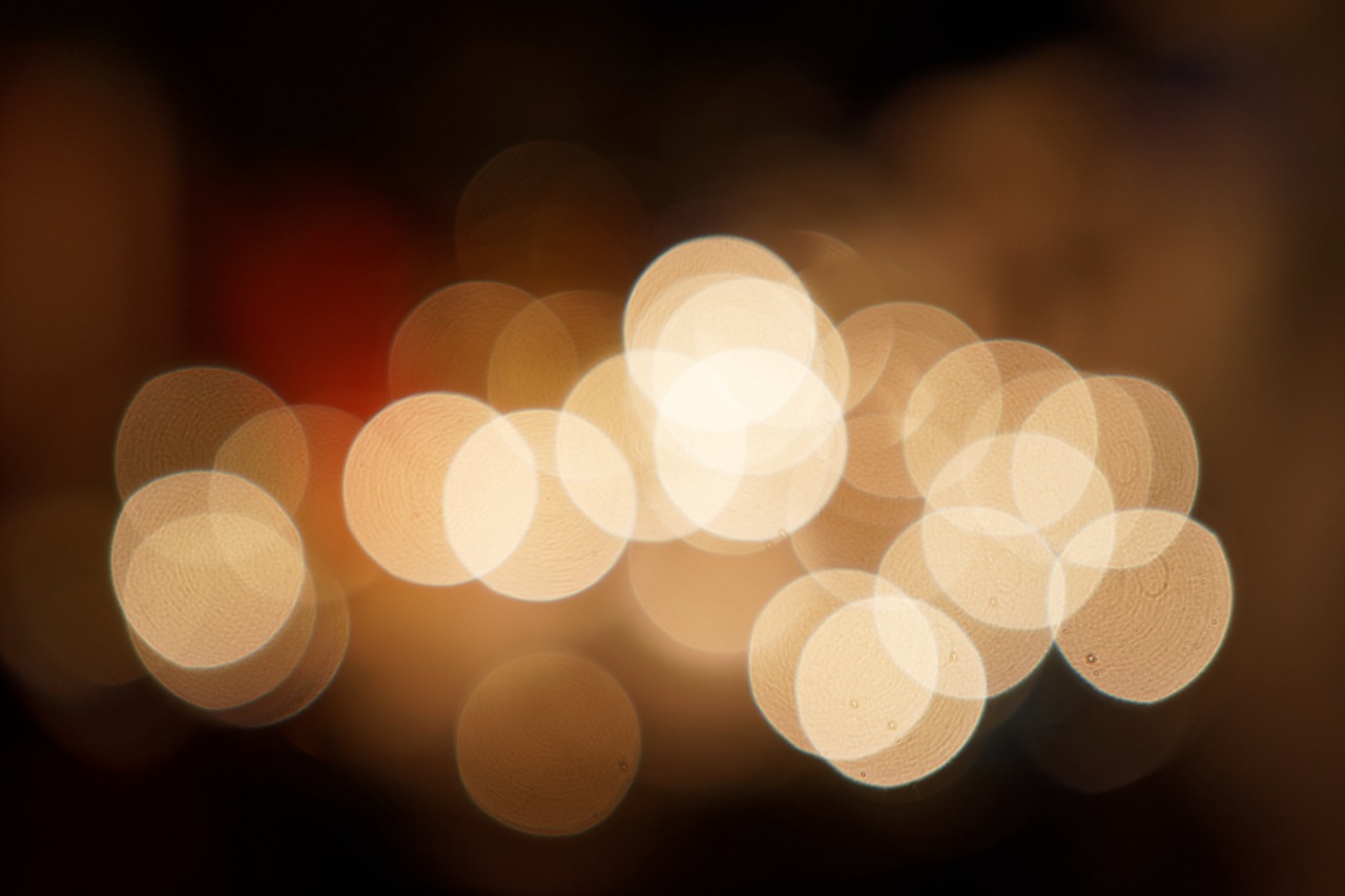 bokeh light blur free photo