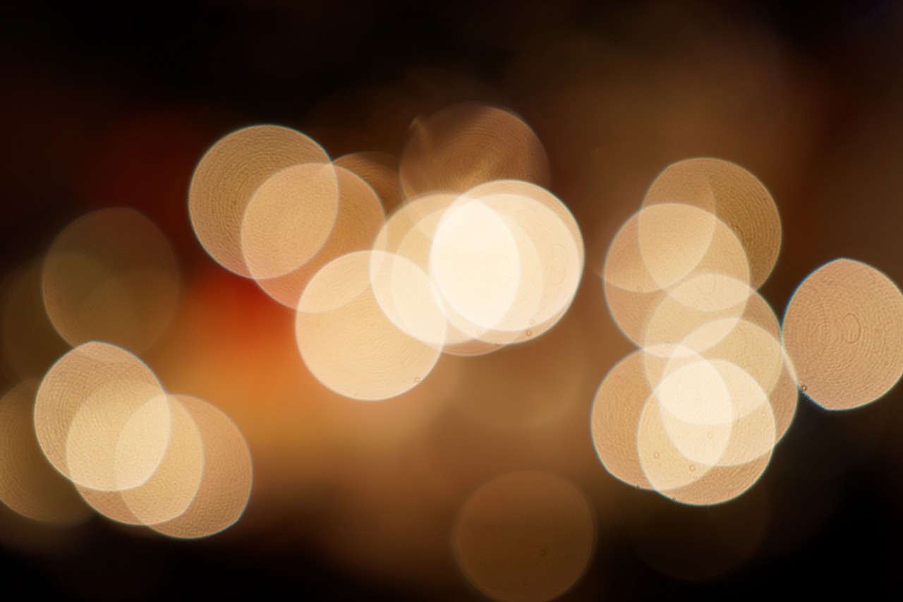 bokeh light blur free photo