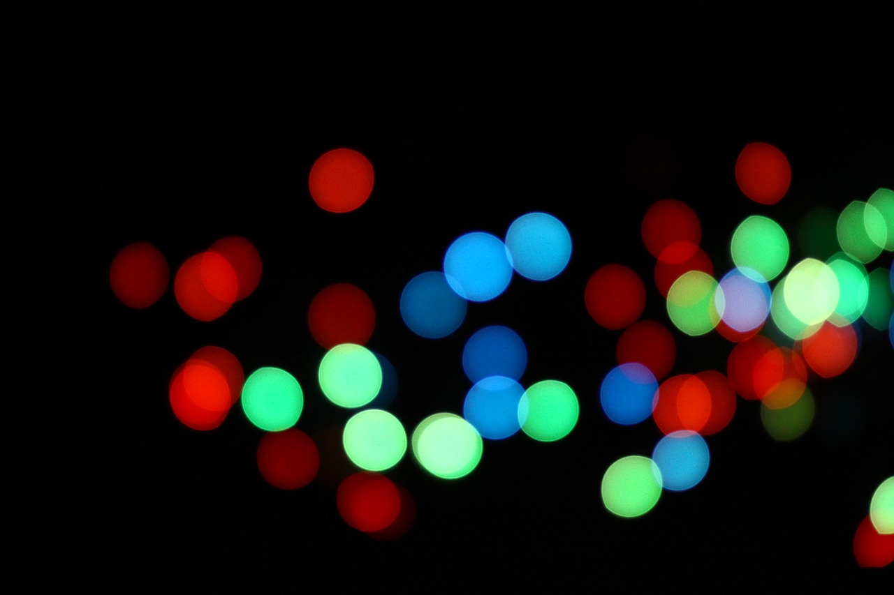 bokeh background colorful free photo