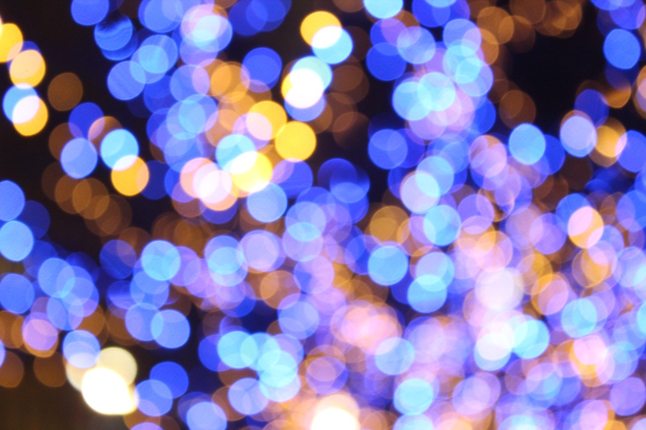 bokeh colorful blur free photo