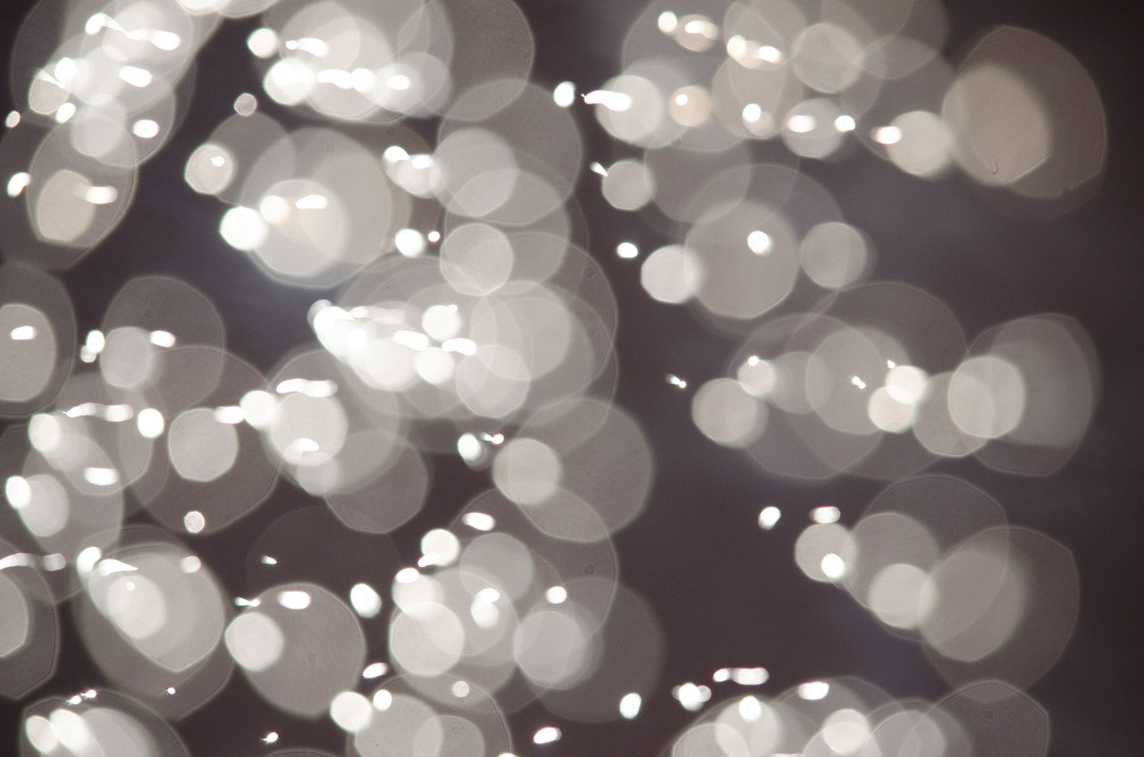 bokeh lights night free photo