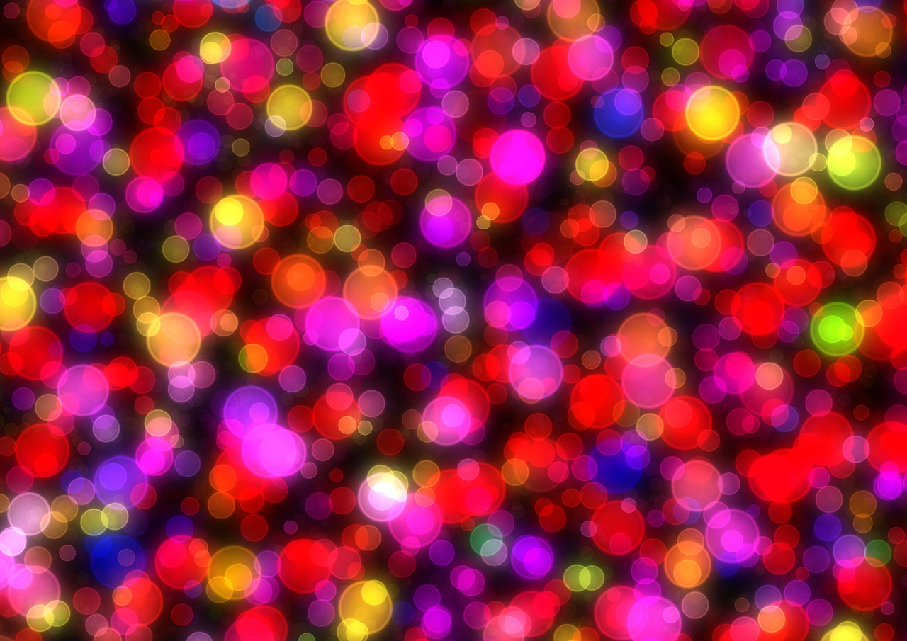 bokeh colorful red free photo
