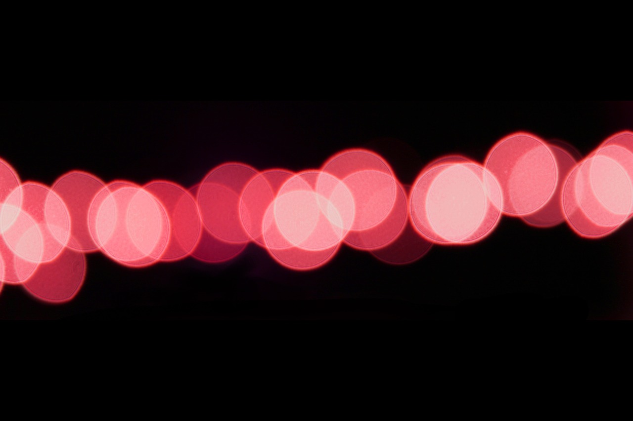 bokeh lights red free photo