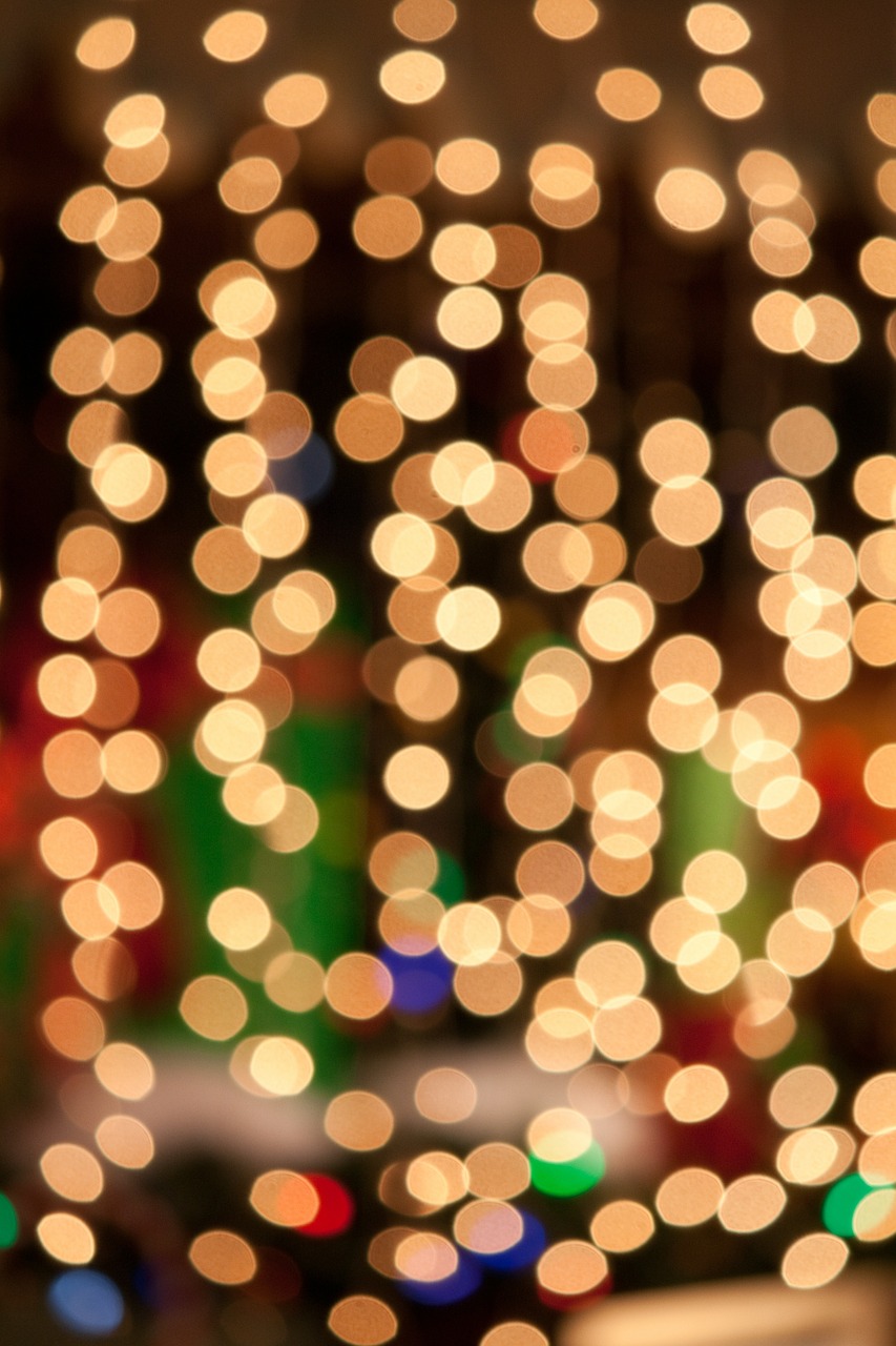 bokeh gold glitter free photo