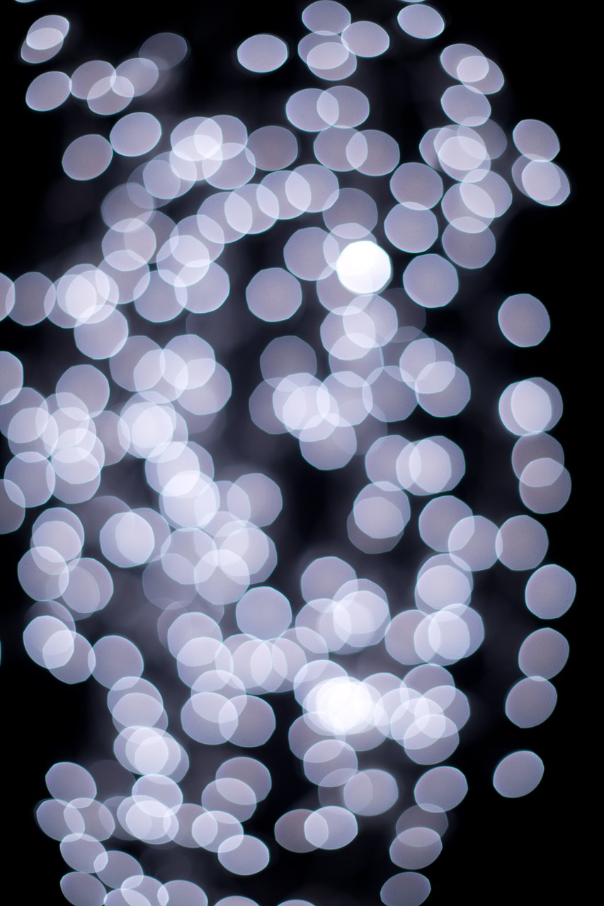 bokeh white winter free photo