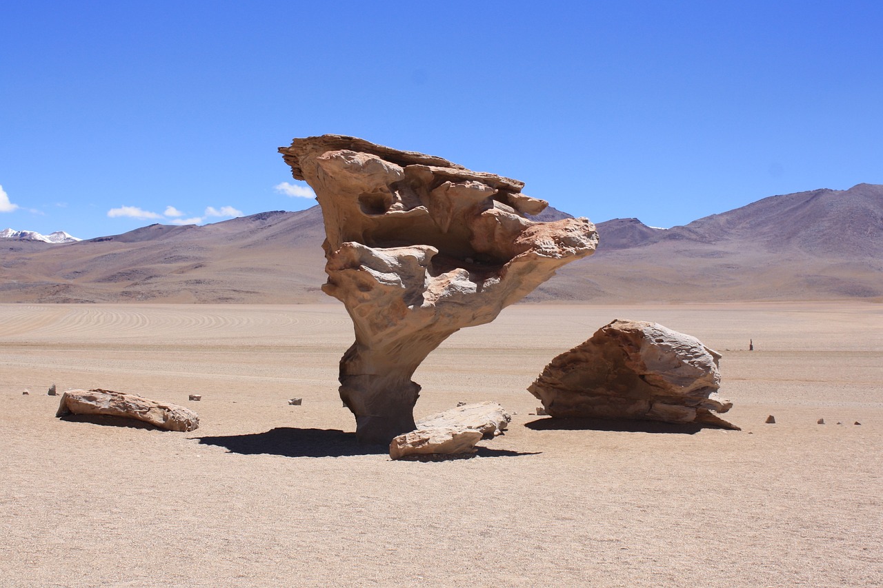 bolivia rock formation desert free photo