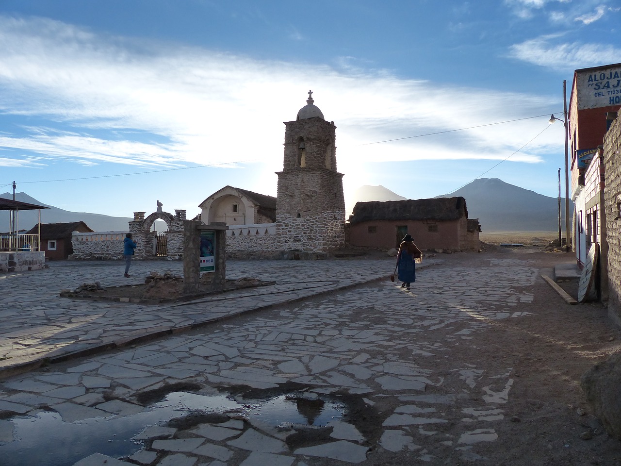 bolivia landscape church free photo