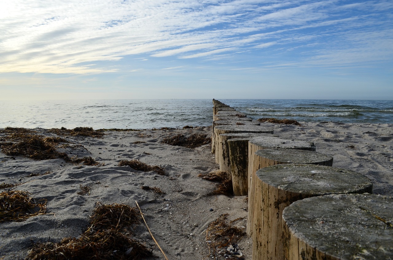 bollard beach coast free photo