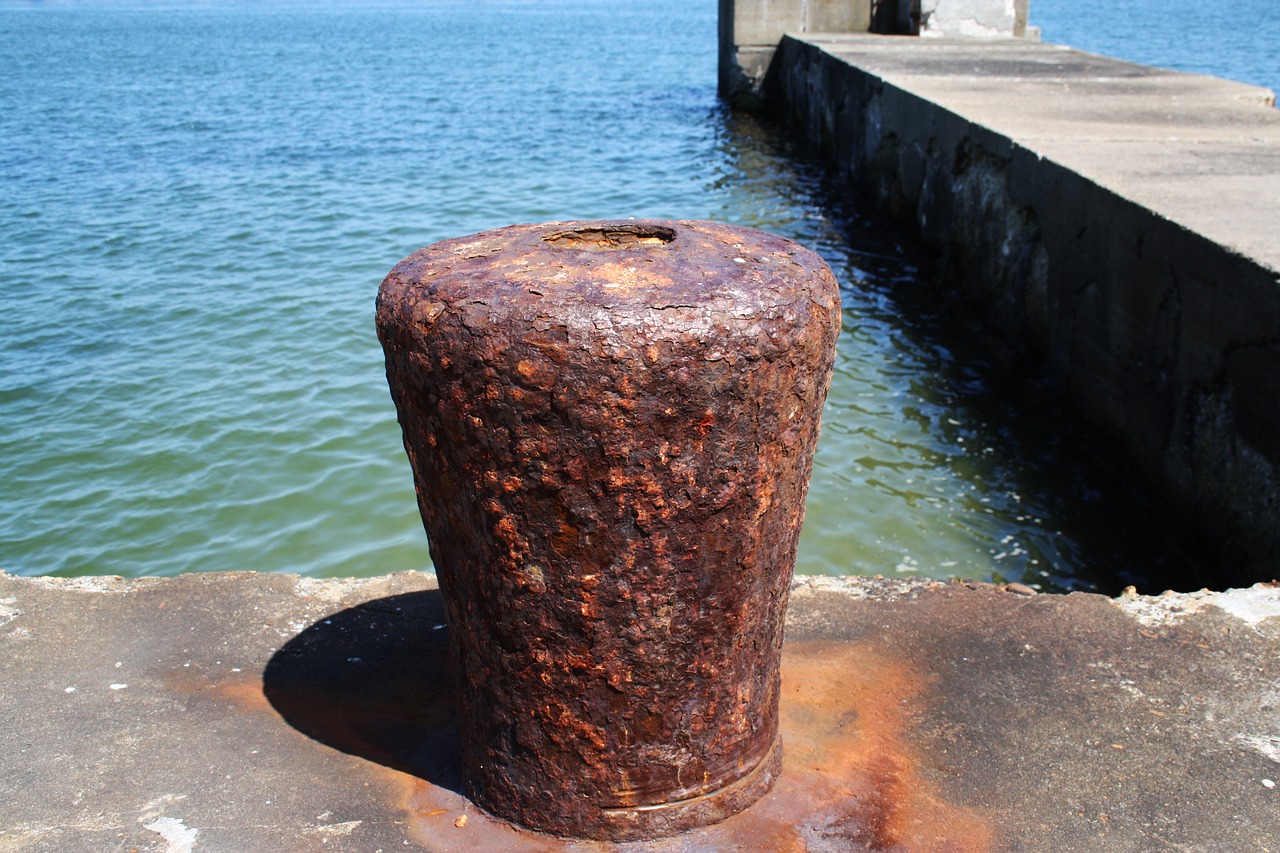 bollard stainless port free photo