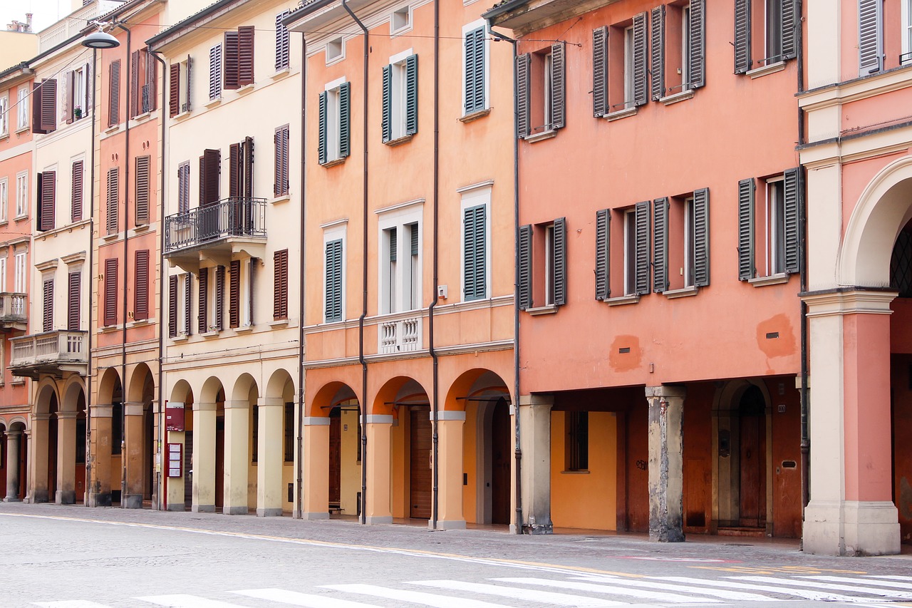 bologna italy buildings free photo