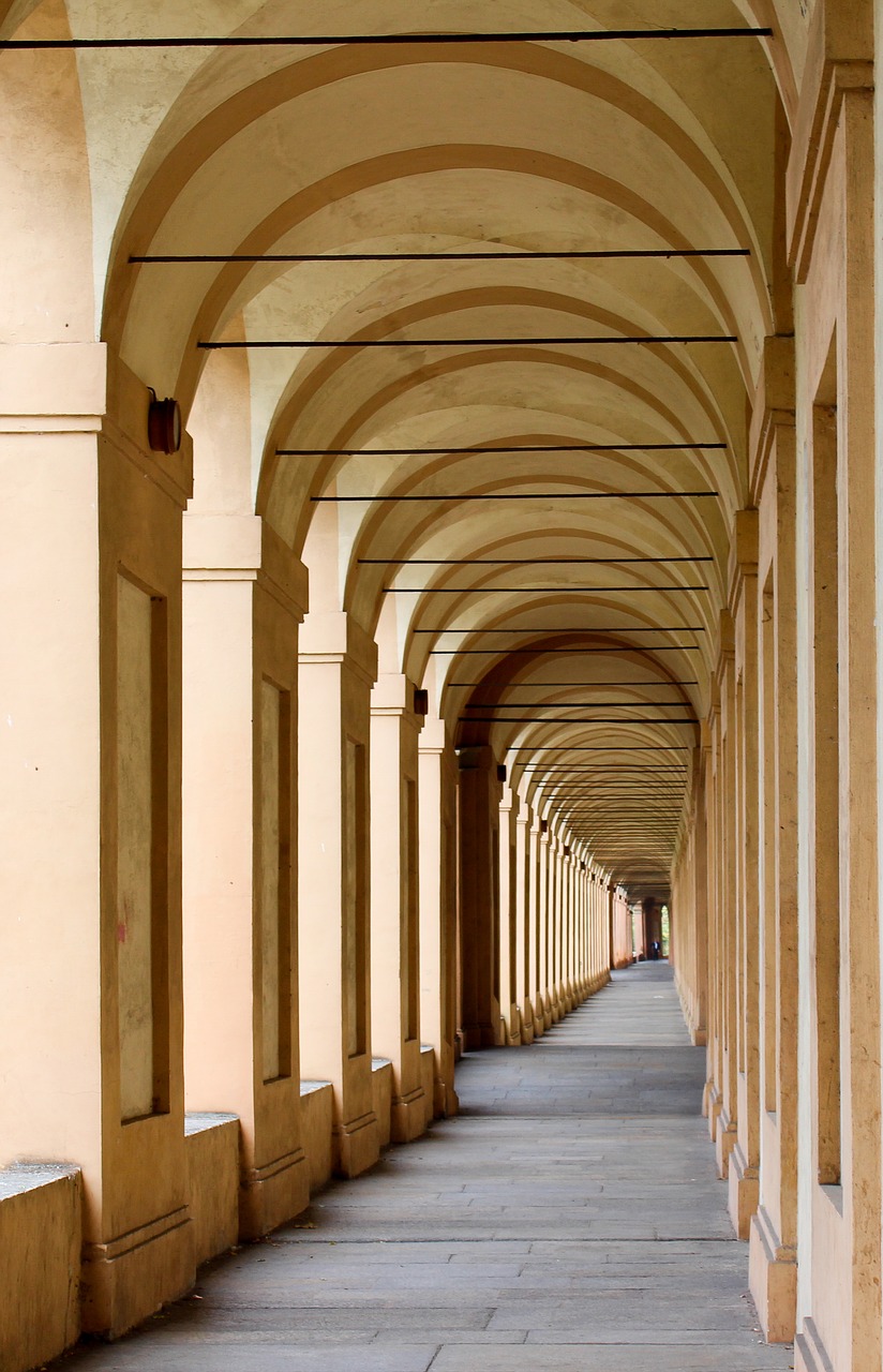 bologna italy arcades free photo