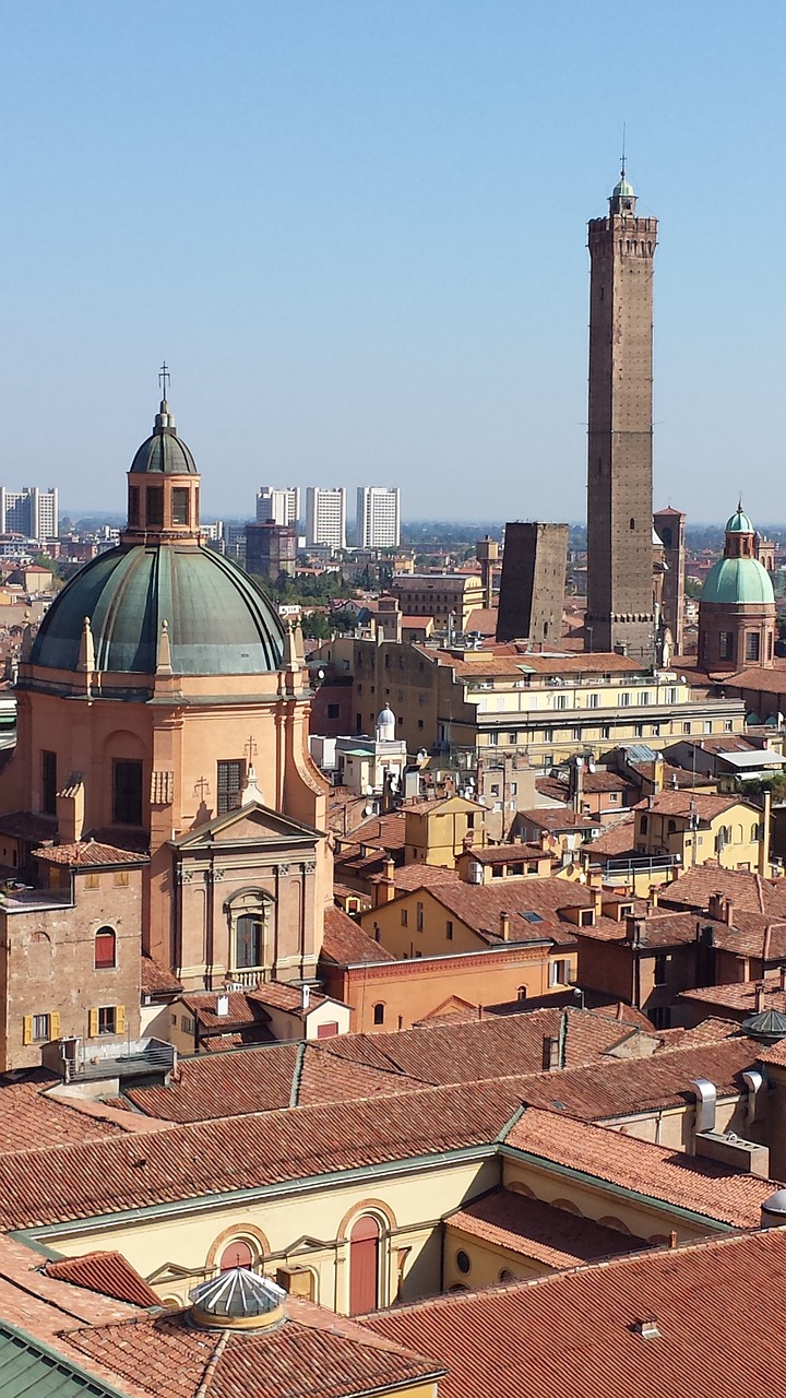 bologna roofs overview free photo