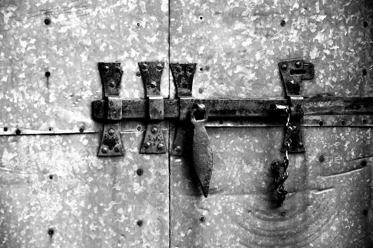 bolt lock door free photo