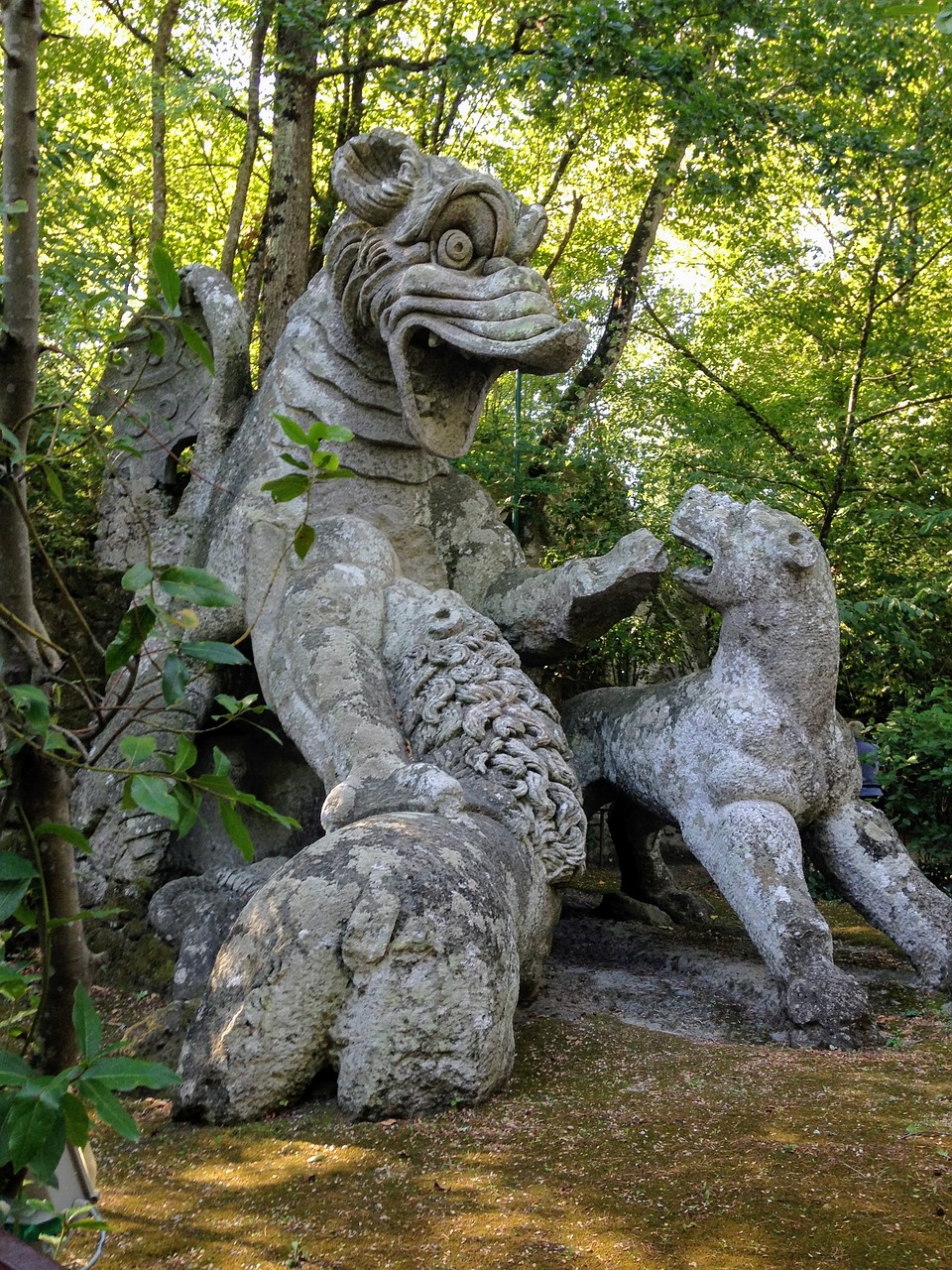 bomarzo  garden  lazio free photo