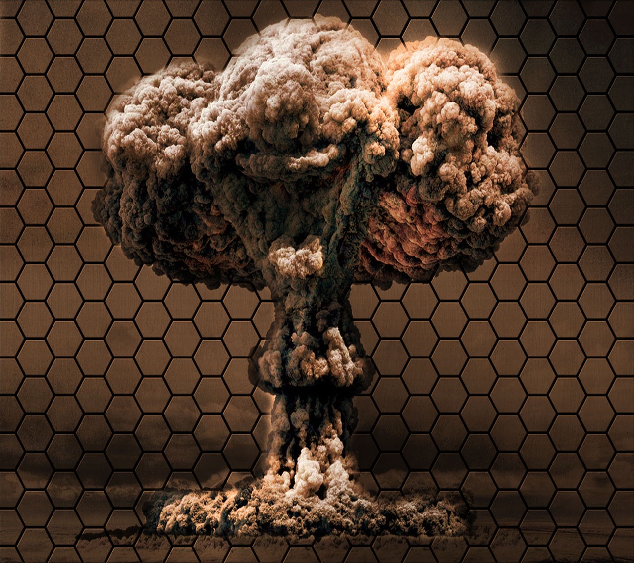 bomb honeycomb background vector free photo