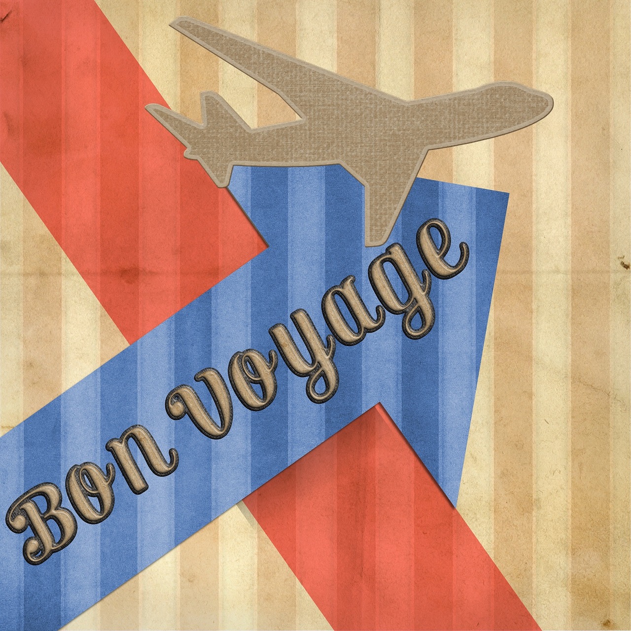 bon voyage card greeting free photo