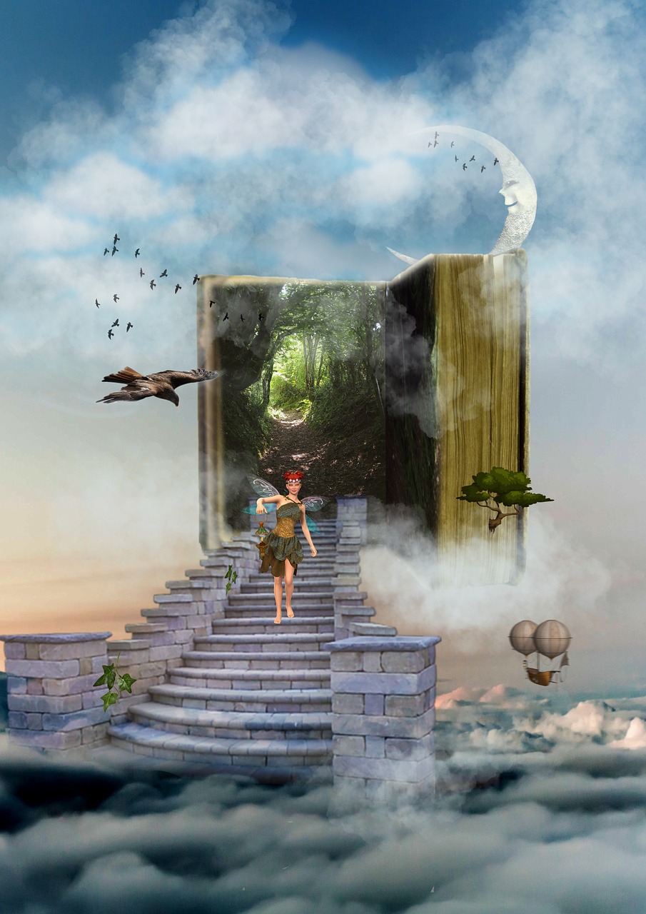 book fantasy fairy tales free photo