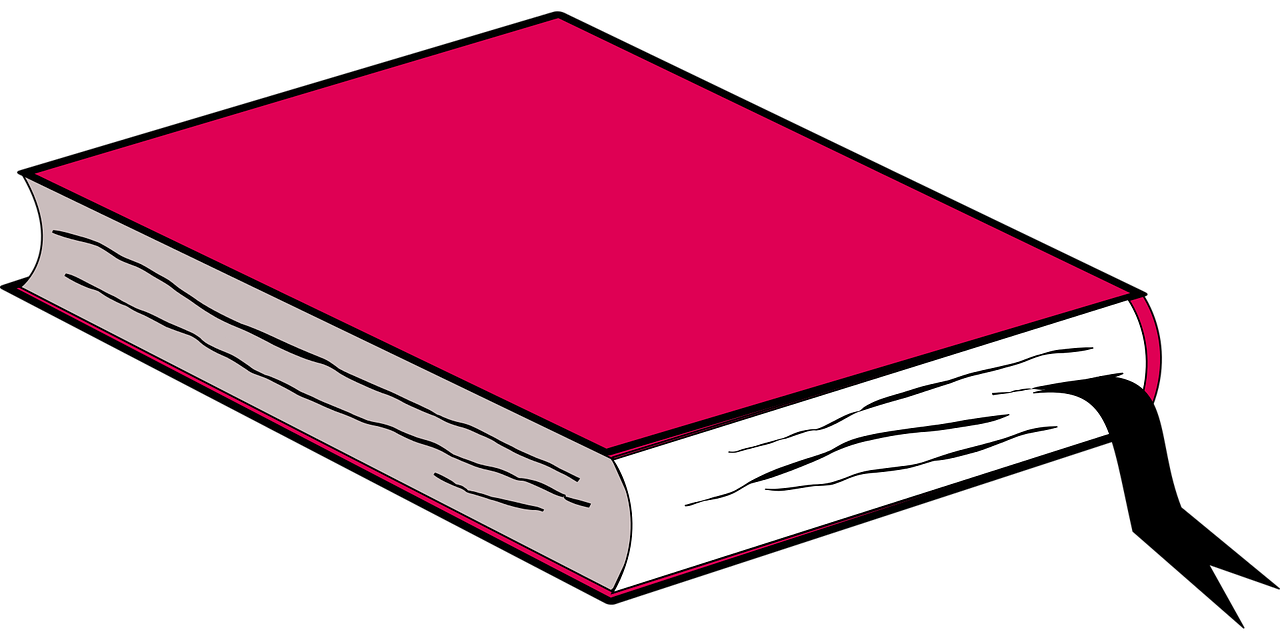 book pink read free photo