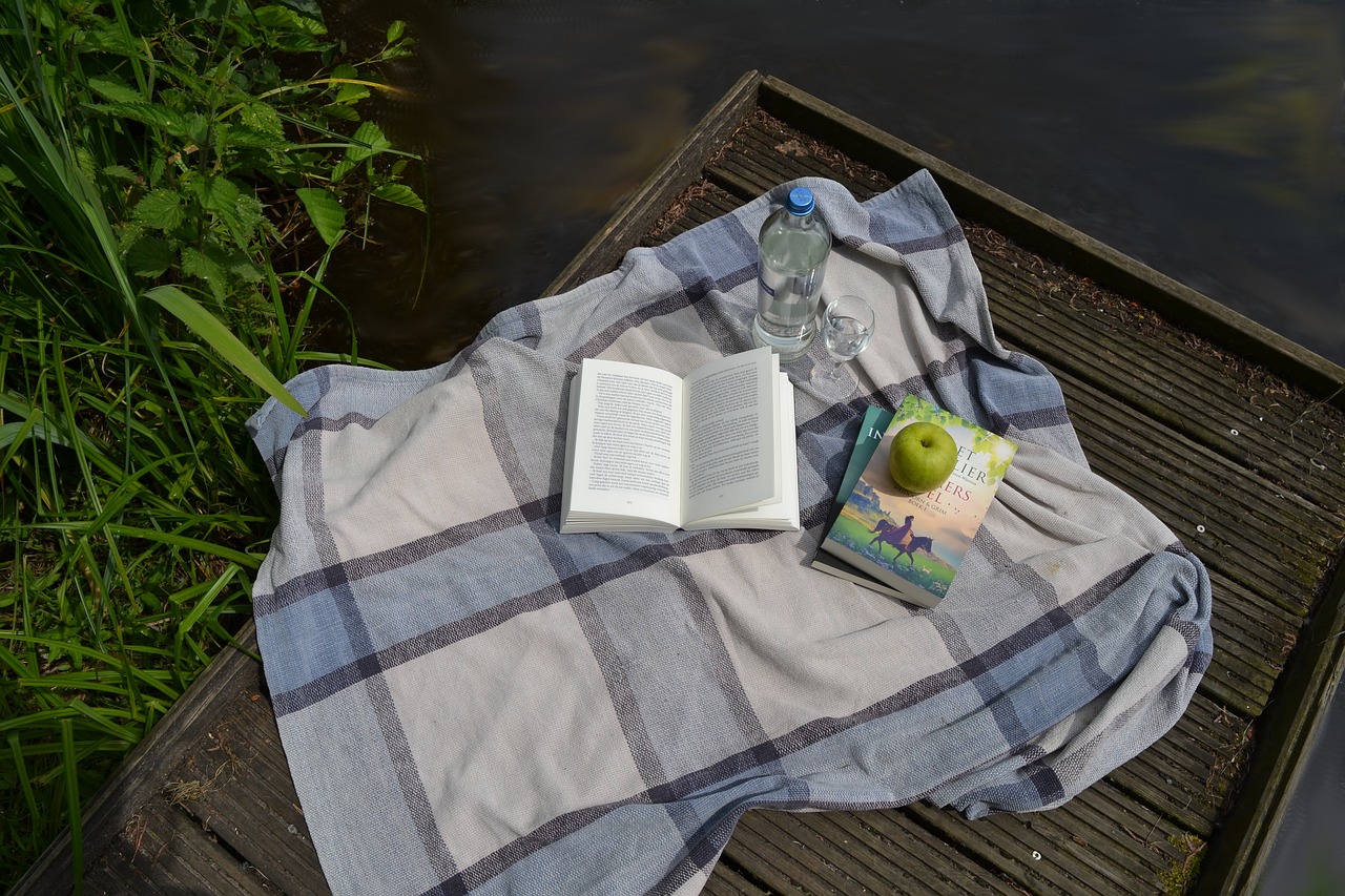 book picnic leisure free photo