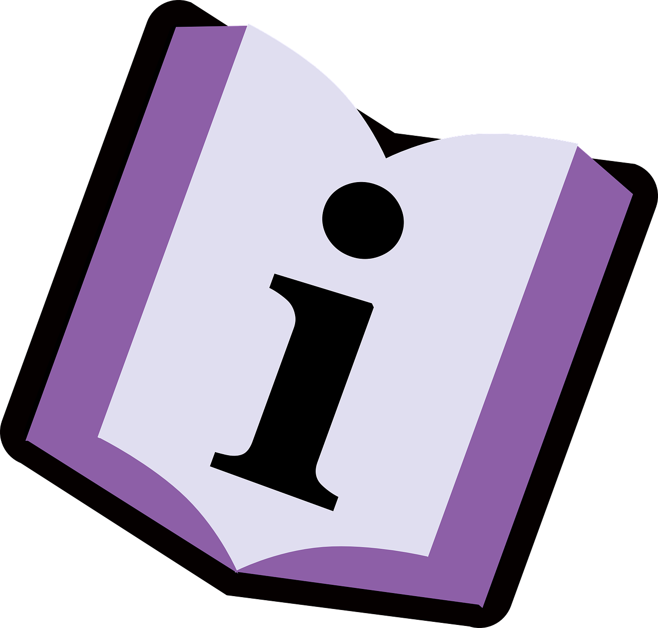 book purple information free photo