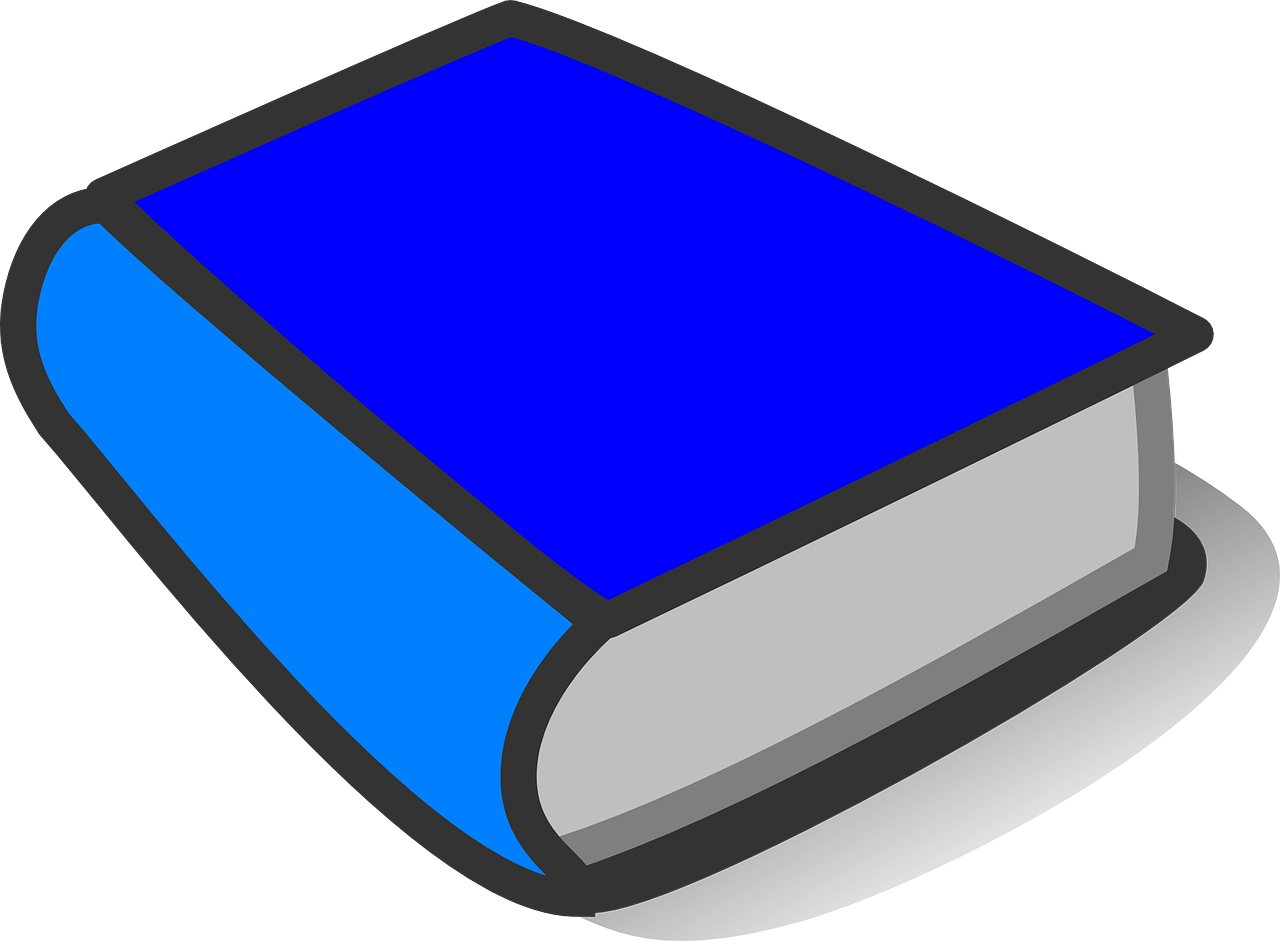 book blue bright blue free photo