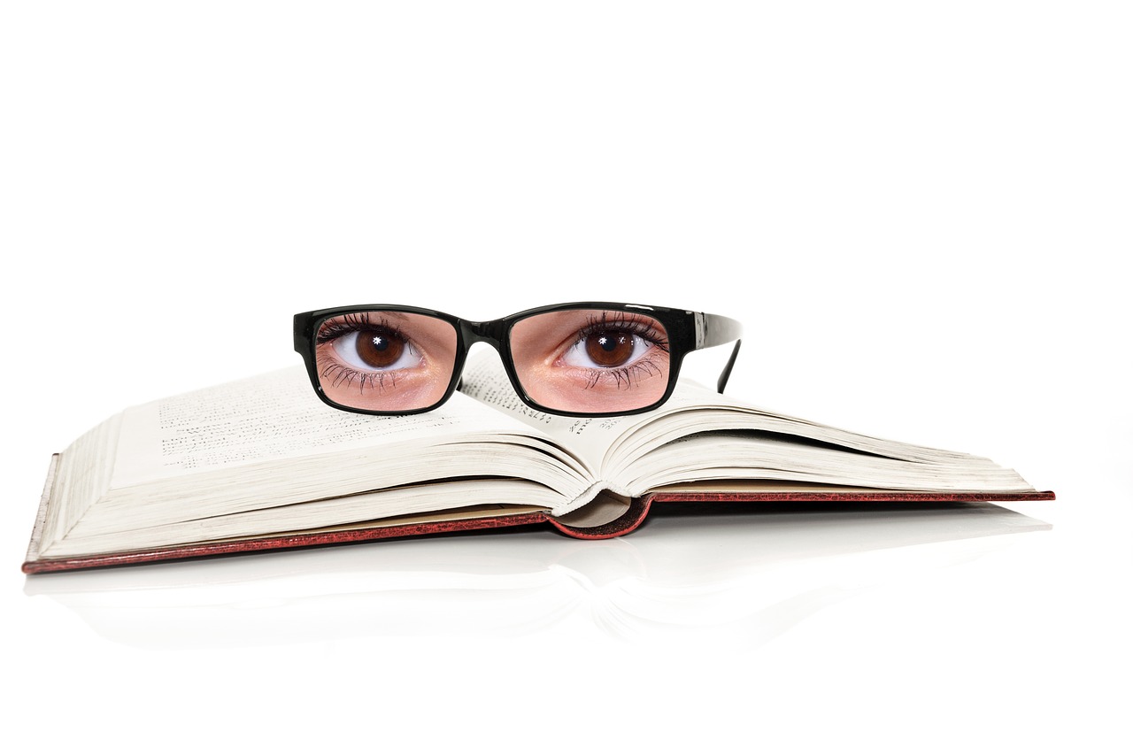 book  glasses  learn free photo