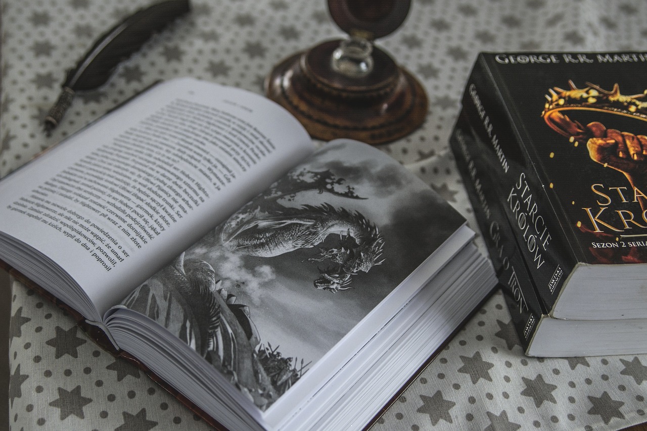 book  dragon  game of thrones free photo